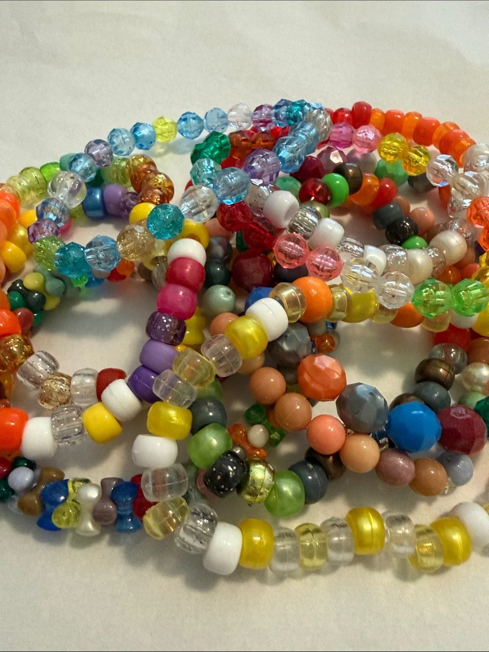 10 Colorful beaded bracelets